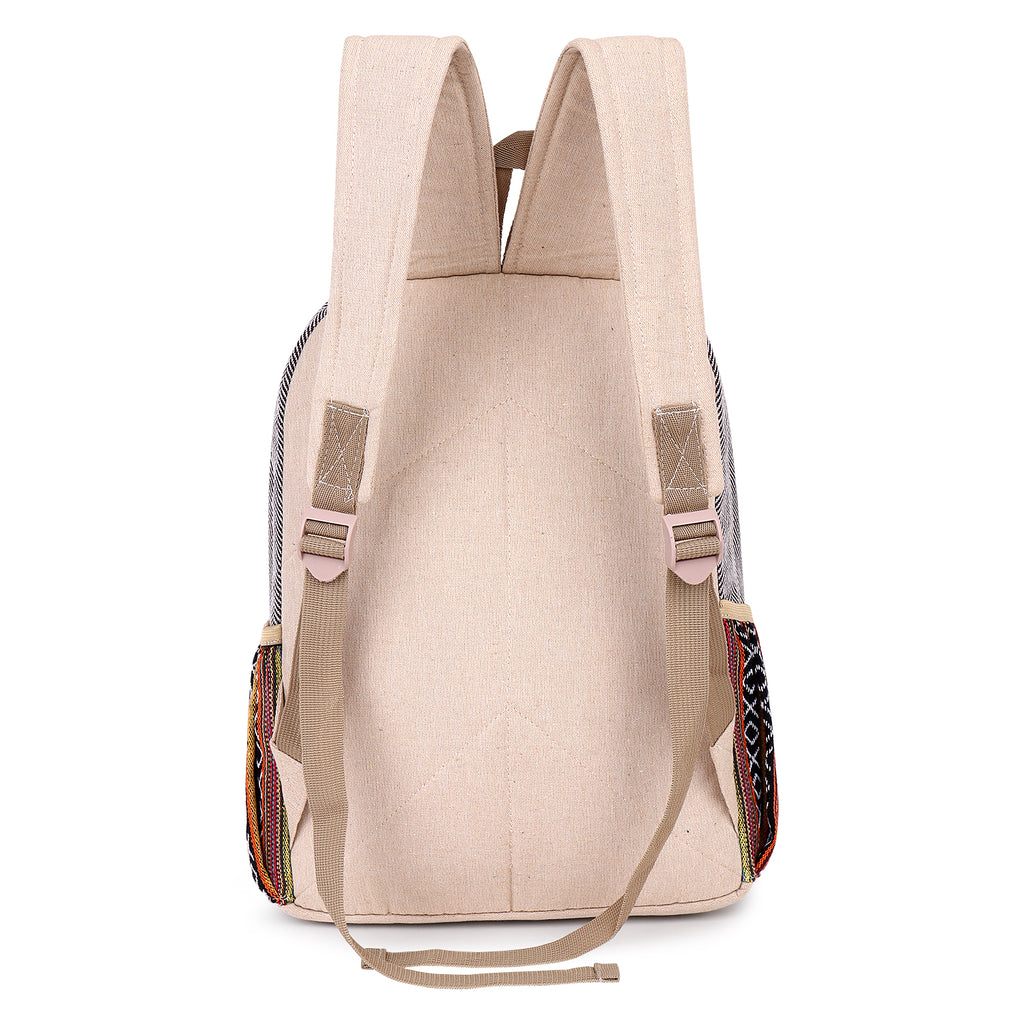 KayJayStyles Green Patch Handmade Hemp Backpack from Nepal – Mini, Daypack & Large Sizes - DharmaObjects