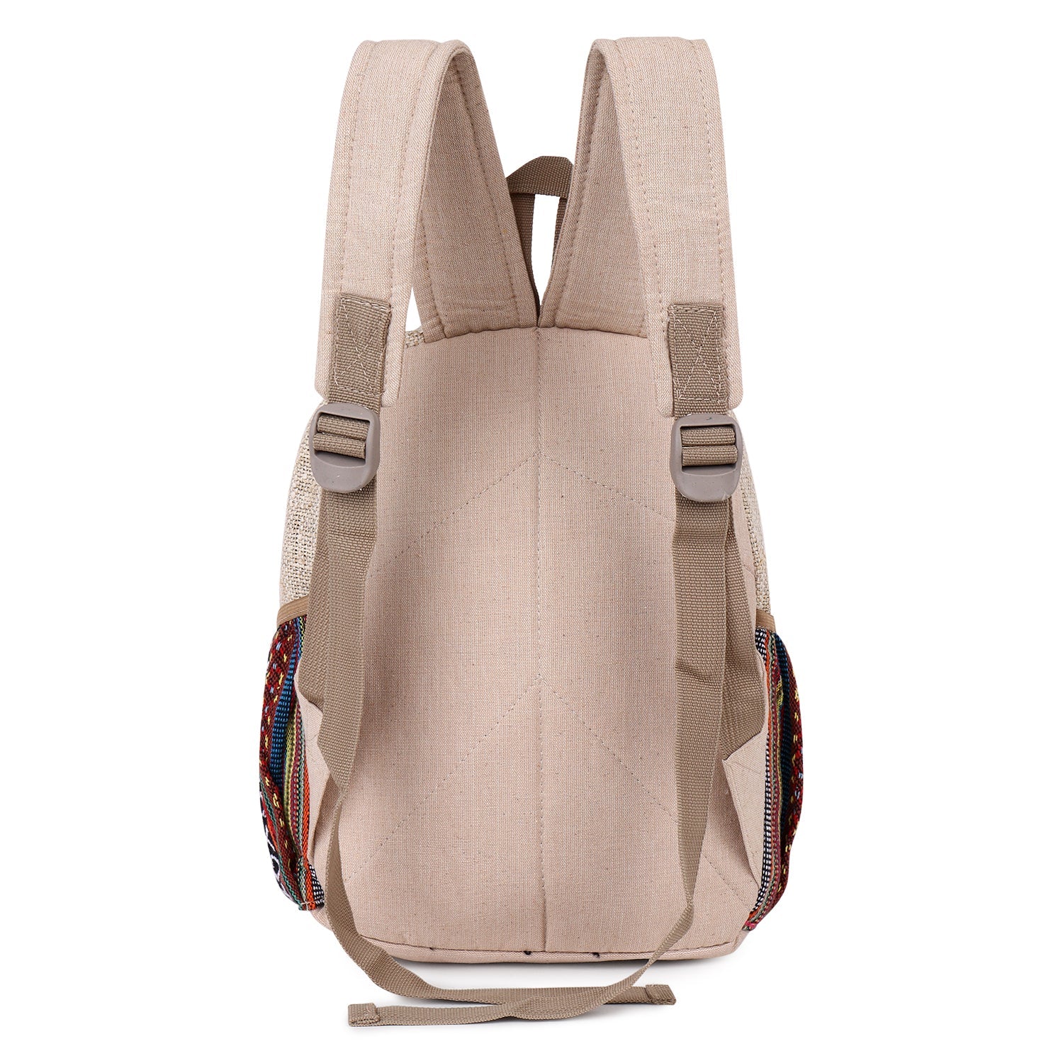 KayJayStyles Orange Patch Handmade Hemp Backpack from Nepal – Mini, Daypack & Large Sizes - DharmaObjects