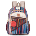 KayJayStyles Orange Patch Handmade Hemp Backpack from Nepal – Mini, Daypack & Large Sizes - DharmaObjects