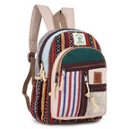 KayJayStyles Green Patch Handmade Hemp Backpack from Nepal – Mini, Daypack & Large Sizes - DharmaObjects