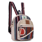 KayJayStyles Orange Patch Handmade Hemp Backpack from Nepal – Mini, Daypack & Large Sizes - DharmaObjects