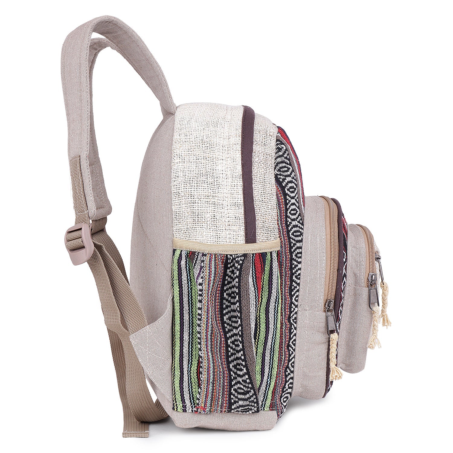 KayJayStyles Handmade Hemp Backpack from Nepal – Mini, Daypack & Large Sizes - DharmaObjects