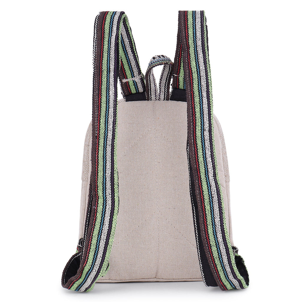 KayJayStyles Handmade Hemp Backpack from Nepal – Mini, Daypack & Large Sizes - DharmaObjects