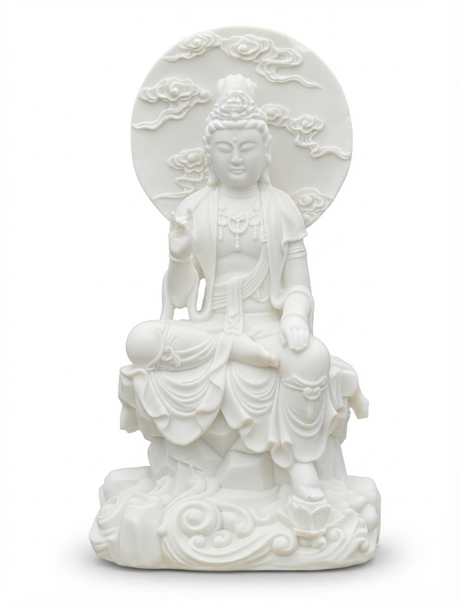 Kuan Yin Quan Yin Statue Female Buddha Blessing - DharmaObjects