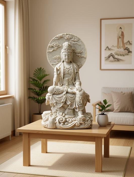 Kuan Yin Quan Yin Statue Female Buddha Blessing