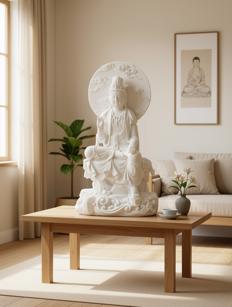 Kuan Yin Quan Yin Statue Female Buddha Blessing - DharmaObjects