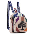 KayJayStyles Tree of Life Handmade Hemp Backpack from Nepal – Mini, Daypack & Large Sizes - DharmaObjects