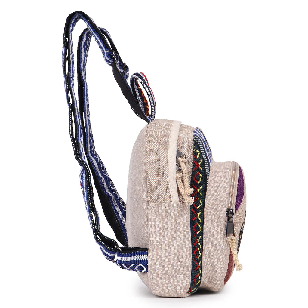 KayJayStyles Tree of Life Handmade Hemp Backpack from Nepal – Mini, Daypack & Large Sizes - DharmaObjects