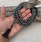 Natural Buffalo Bone 108 Bead Meditation Mala | Tibetan Prayer Beads with Mala Counter | Buddhist Japa Mala | Yoga Meditation Necklace Gift - DharmaObjects