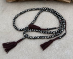 Natural Buffalo Bone 108 Bead Meditation Mala | Tibetan Prayer Beads with Mala Counter | Buddhist Japa Mala | Yoga Meditation Necklace Gift - DharmaObjects
