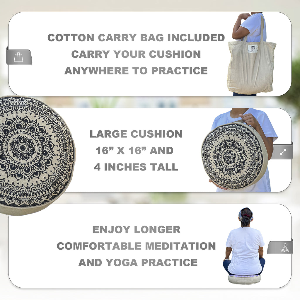 Tibetan Meditation Cushion Pillow Zen Zafu