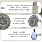 Tibetan Meditation Cushion Pillow Zen Zafu