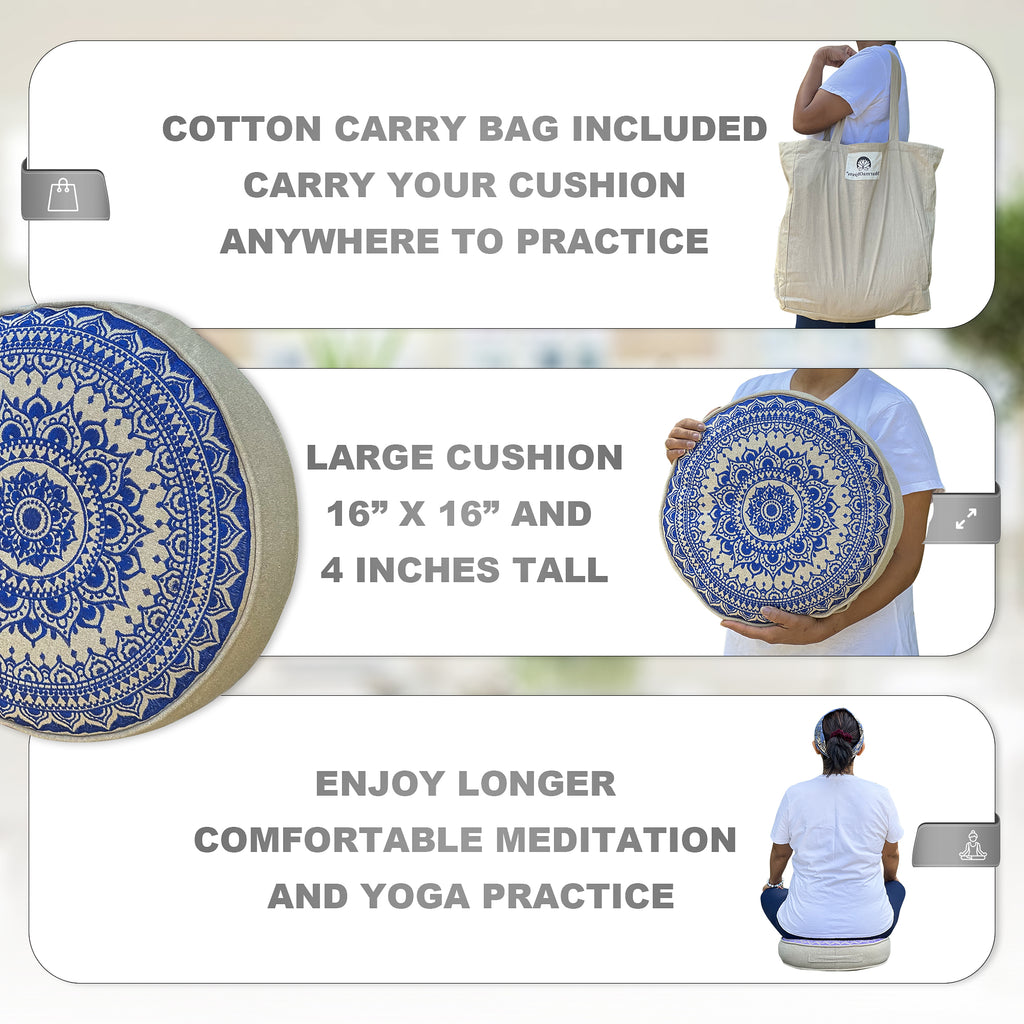 Tibetan Meditation Cushion Pillow Zen Zafu