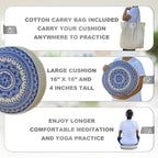 Tibetan Meditation Cushion Pillow Zen Zafu