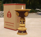 DharmaObjects Tibetan LED Electronic Butter Lamp Temple Shrine Lights Rechargeable Burning Lamps