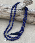 Gemstone Buddha Charm 108 Beads Mala With Box - DharmaObjects