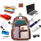 KayJayStyles Green Patch Handmade Hemp Backpack from Nepal – Mini, Daypack & Large Sizes - DharmaObjects