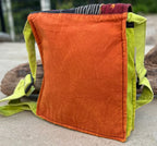 Handmade Hippie Cross Body Bag, Travel Sling Bag, Vegan Passport Bag, Travel Cute Purse, Hippie Shoulder Bag, Fair Trade