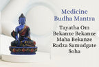 Tibetan Healing Medicine Buddha Statue Hand Painted Nepal 5” Tall - DharmaObjects