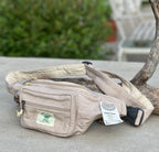 Boho Style Hemp Fanny Pack – Handmade Adjustable Waist & Crossbody Bag