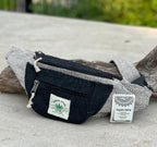Boho Style Hemp Fanny Pack – Handmade Adjustable Waist & Crossbody Bag