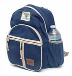 KayJayStyles Blue Handmade Hemp Backpack – Small Lightweight Nepal Daypack