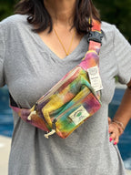 Boho Style Hemp Fanny Pack – Handmade Adjustable Waist & Crossbody Bag