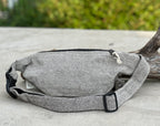 Boho Style Hemp Fanny Pack – Handmade Adjustable Waist & Crossbody Bag