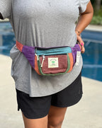 Boho Style Hemp Fanny Pack – Handmade Adjustable Waist & Crossbody Bag