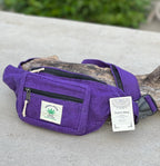 Boho Style Hemp Fanny Pack – Handmade Adjustable Waist & Crossbody Bag