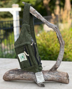 Boho Style Hemp Fanny Pack – Handmade Adjustable Waist & Crossbody Bag