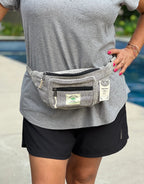 Boho Style Hemp Fanny Pack – Handmade Adjustable Waist & Crossbody Bag