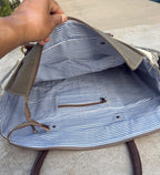 Upcycled Military Canvas Tent Tote - DharmaObjects