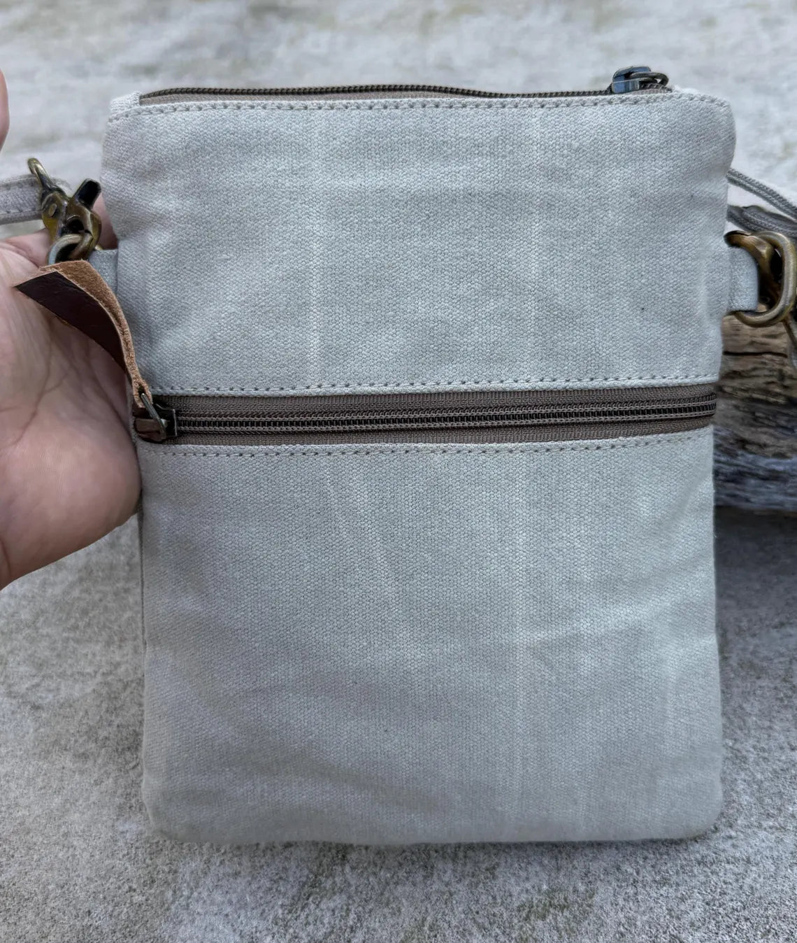 Flower Small Military Canvas Bag - DharmaObjects