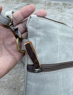 Flower Small Military Canvas Bag - DharmaObjects