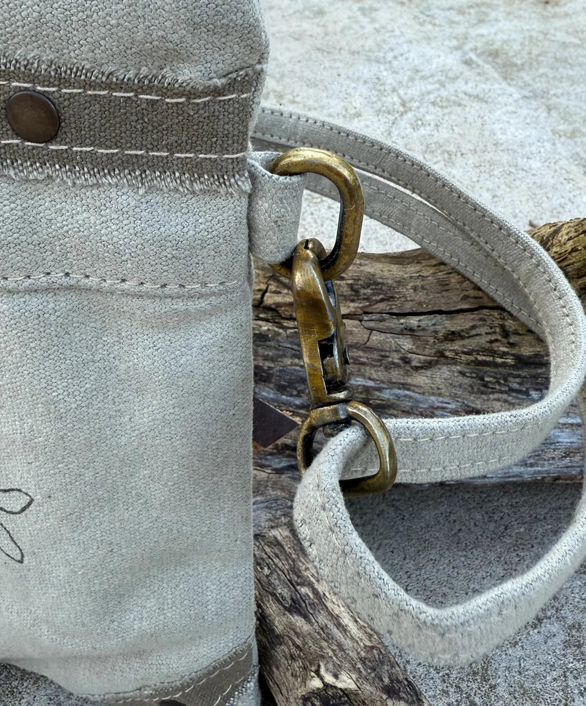 Flower Small Military Canvas Bag - DharmaObjects