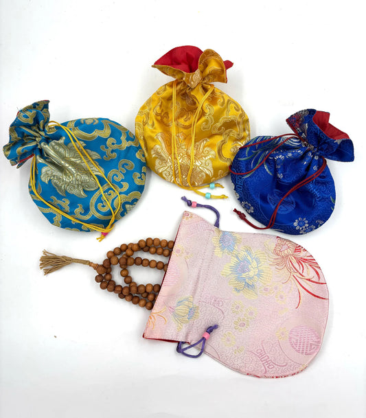 Silk Brocade Pouches