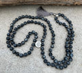 Labradorite Mala 108 Beads – Hand Knotted Gemstone Meditation Prayer Necklace