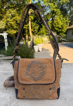 Upcycled Military Tent Canvas Bag - DharmaObjects