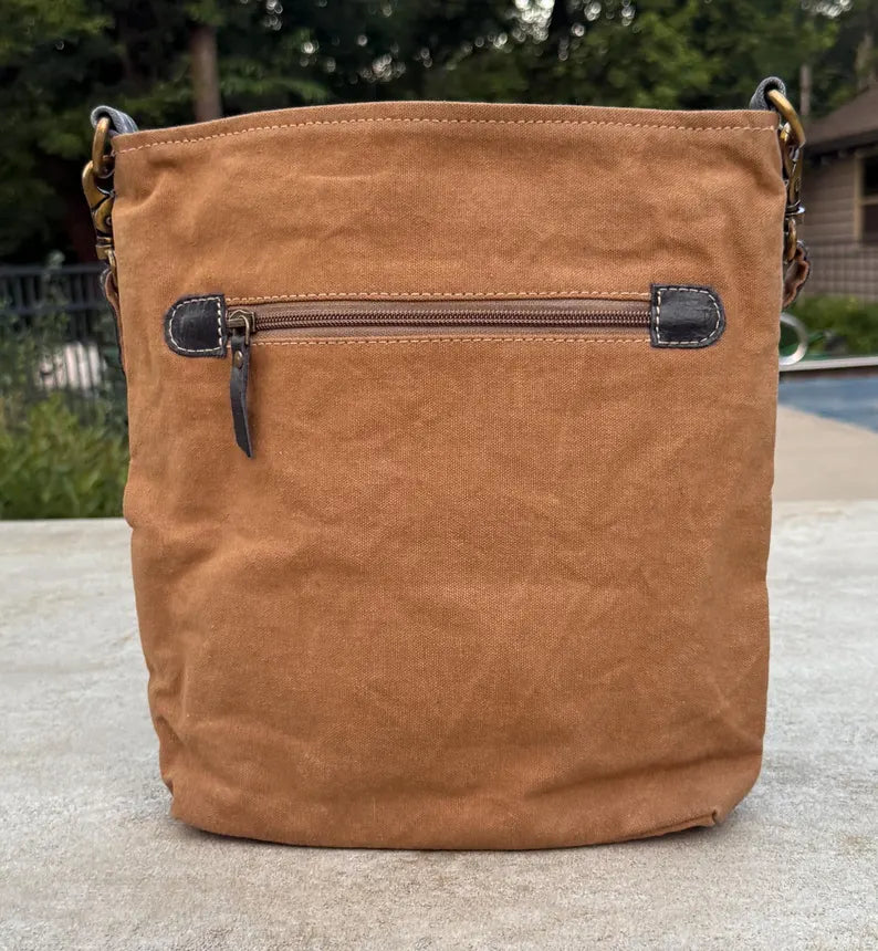 Upcycled Bicycle Military Canvas Bag - DharmaObjects