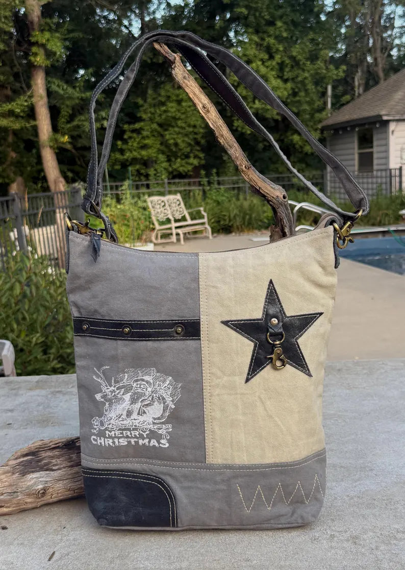 Christmas Santa Military Canvas Bag - DharmaObjects