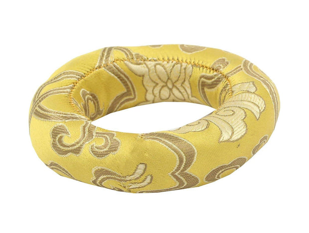 Silk Brocade Ring Cushion Pillow for Tibetan Singing Bowl Hand Made