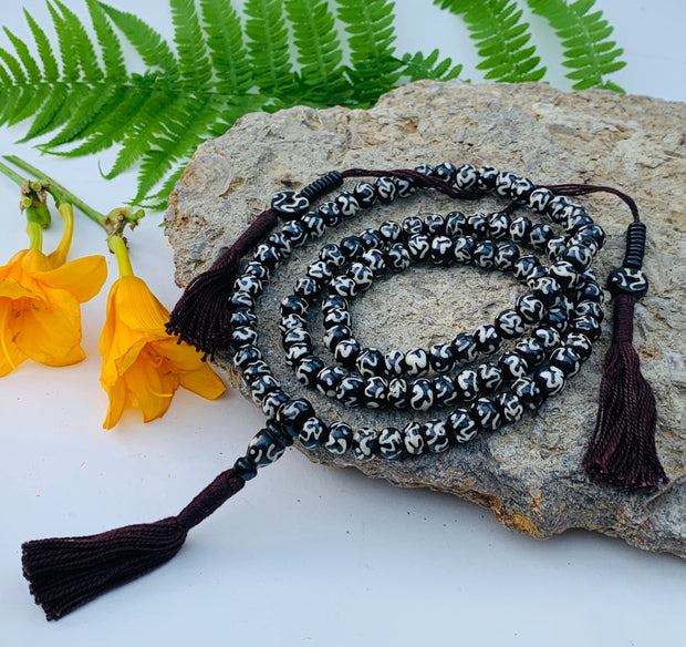 Hindu Om Aum Full 108 Beads Mala With Counter Meditation and Yoga