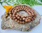 Tibetan Buddhist Copal Honey Amber 108 Beads Mala Prayer Beads