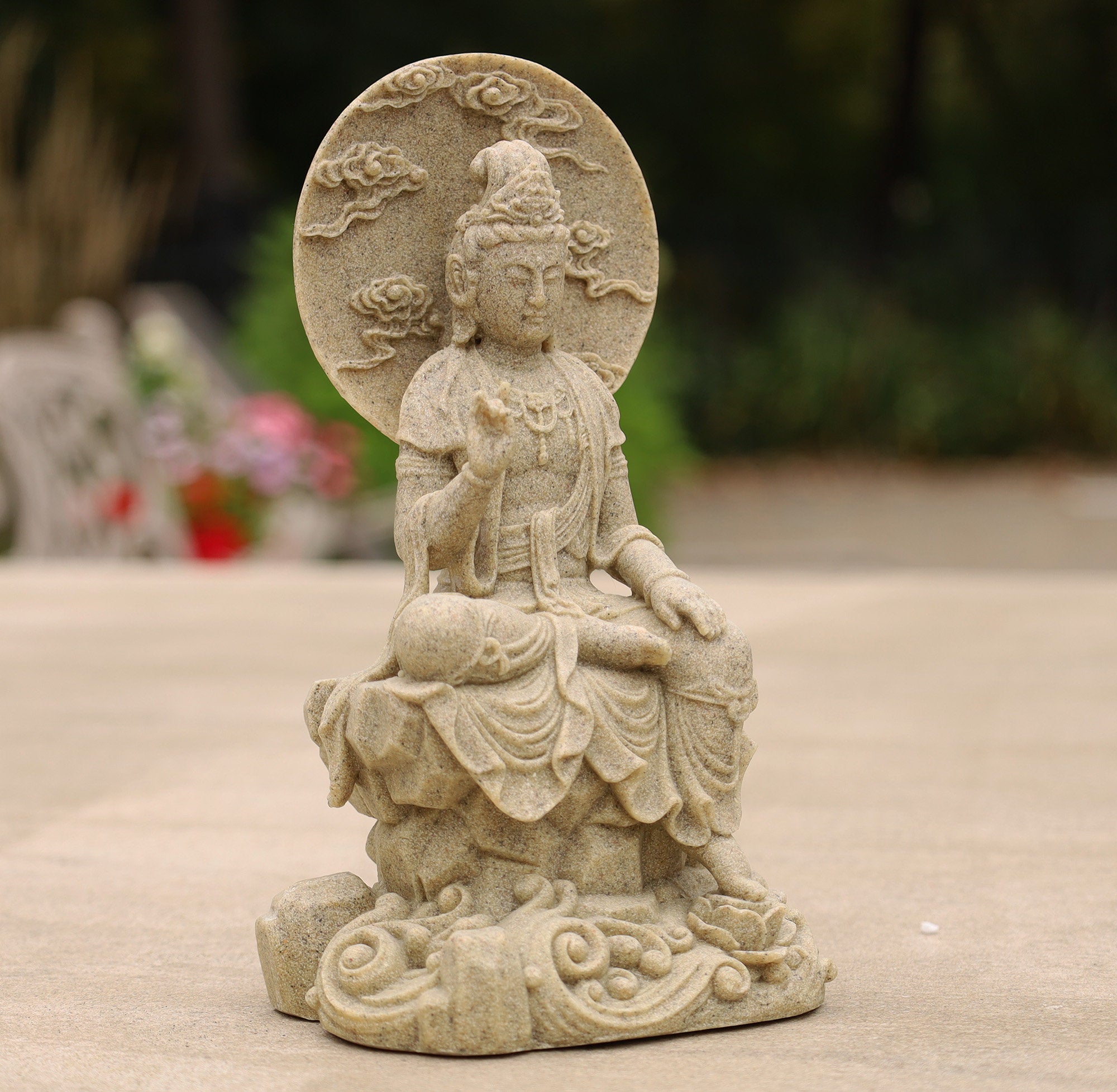 Kuan Yin Quan Yin Statue Female Buddha Blessing - DharmaObjects