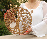 Handcrafted Wooden Celtic Tree Of Life Wall Art Decor Hanging