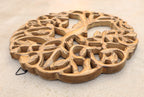 Handcrafted Wooden Celtic Tree Of Life Wall Art Decor Hanging