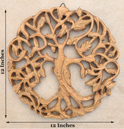 Handcrafted Wooden Celtic Tree Of Life Wall Art Decor Hanging