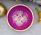 Tibetan 8 Lucky Symbols Singing Bowl Set 4" | Buddhist Meditation Bowl with Rosewood Mallet & Cushion for Yoga, Prayer & Chakra Healing - DharmaObjects