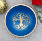 Tibetan Tree Of Life Singing Bowl Set 4" | Handmade Meditation Bowl with Mallet & Cushion for Yoga, Mindfulness & Spiritual Healing - DharmaObjects